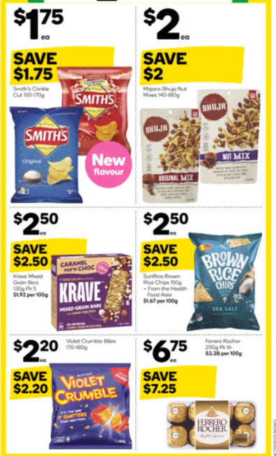 You'll also find some delicious sweet and savoury treats at Woolworths this week.