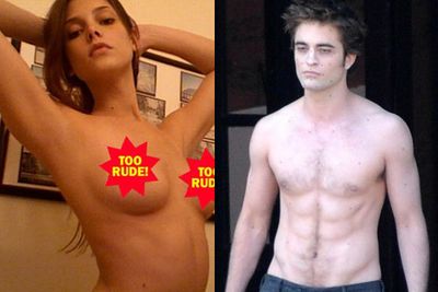 The <i>Twilight</i> films might be very popular with the tween market, but make no mistake, there have been some very adult scandals that have rocked the series. Which cast member is 'allergic to vaginas'? Which cast member couldn't stop scowling and flicking us the bird on their trip to Australia and was caught wearing pro-drug swimwear?<br/><br/>Then there's the gay rumours, the romances, the drunken nights, the rehab stints and the lawsuits, it's hard to believe that these flicks are made for kids...