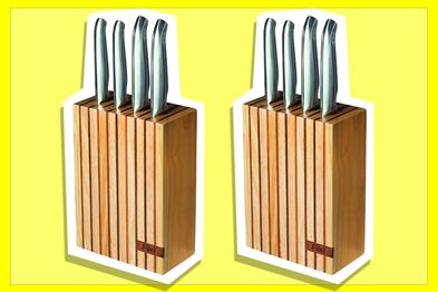9PR: Furi Pro Wooden Knife Block 5-Piece Set 