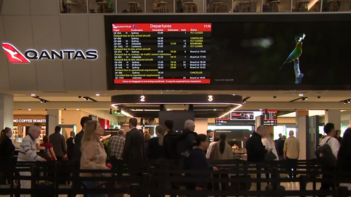 More than 40 flights Sydney arrivals and departures have been cancelled at Melbourne Airport this evening.