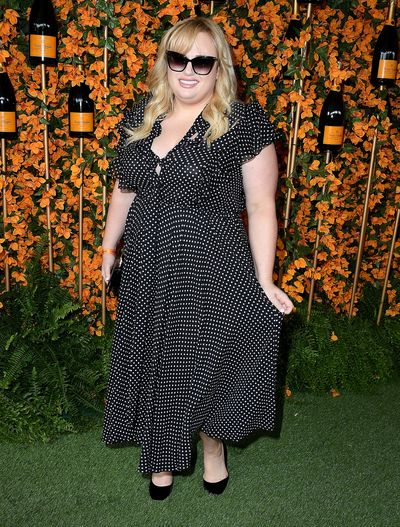 Rebel Wilson&nbsp;arrives at the 9th Annual Veuve Clicquot Polo Classic event in Los Angeles, October 6, 2018