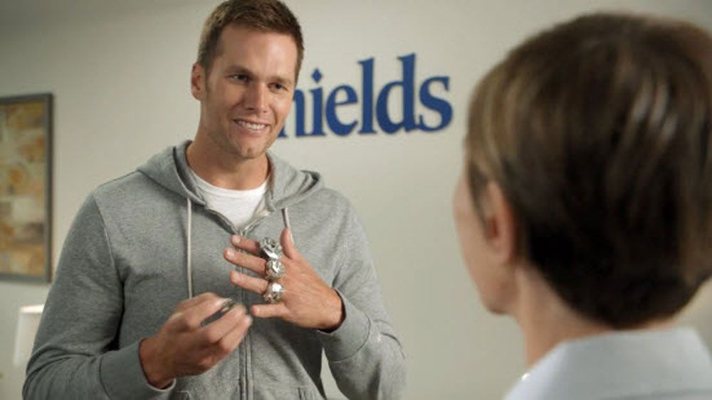 NFL: Brady shows off Super bling in hilarious commercial