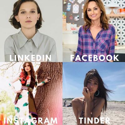 Celebs Do Instagram Vs Linkedin Vs Facebook Vs Tinder Challenge