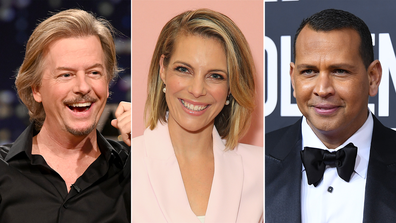 David Spade, Belinda Russell and Alex Rodriguez