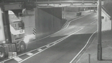 Queensland truck overpass
