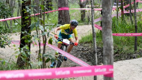 Gold Coast riders are champing at the bit to have a go on the course, following the track marks of the pros after the Games. (AAP)