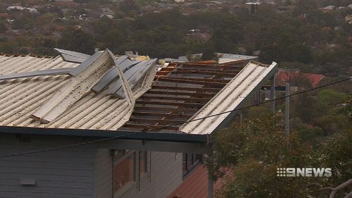 The winds damaged properties and felled trees. 