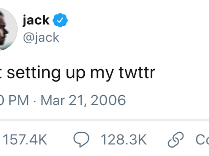 Jack Dorsey's First Tweet, 15-Year-Old, Is Up For Sale