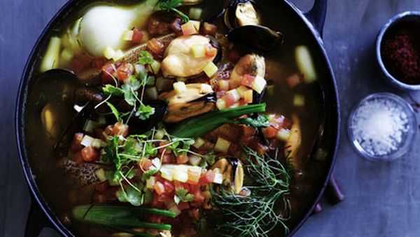 French-inspired fish soup