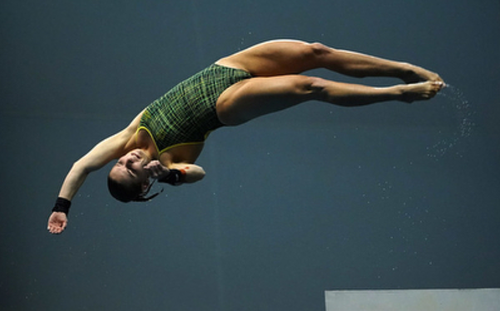 No longer able to dive, the young athlete has vowed she won't be a "stranger" to the sport. (Instagram/ tkovchenko)