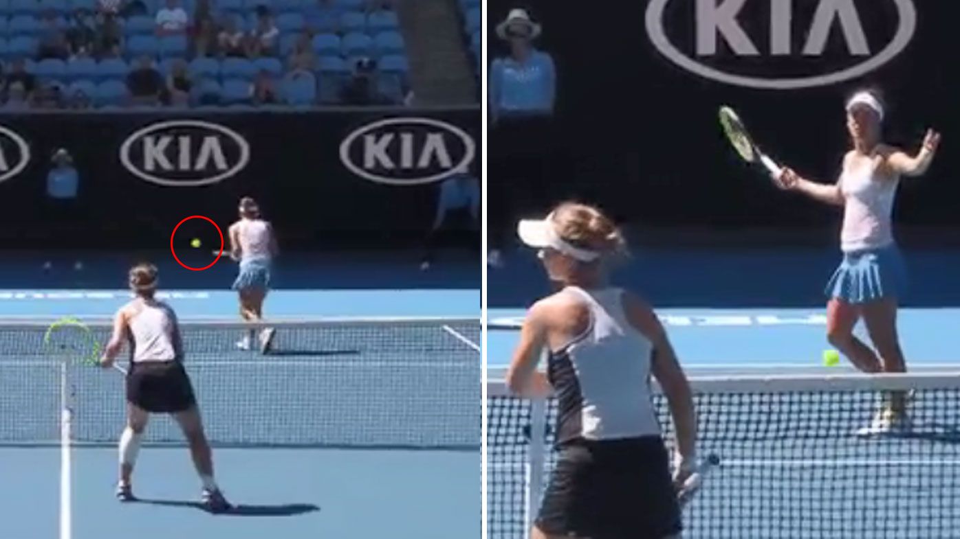 'You know I'm right': Notorious hothead Barbora Strycova blows up in doubles 'catfight'