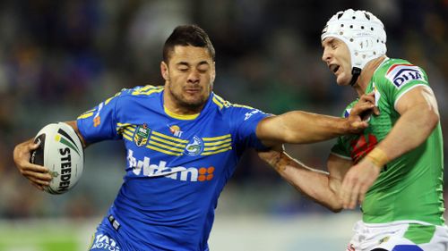 Hayne in his days with Parramatta. (AAP)
