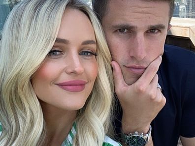 Jessie Habermann and AFL star Marc Murphy