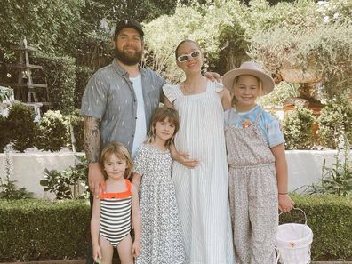 Photo of Jack Osbourne Aree Gearhart and kids