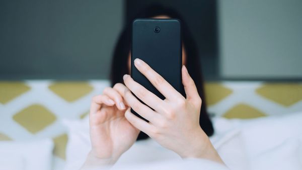 Woman on phone