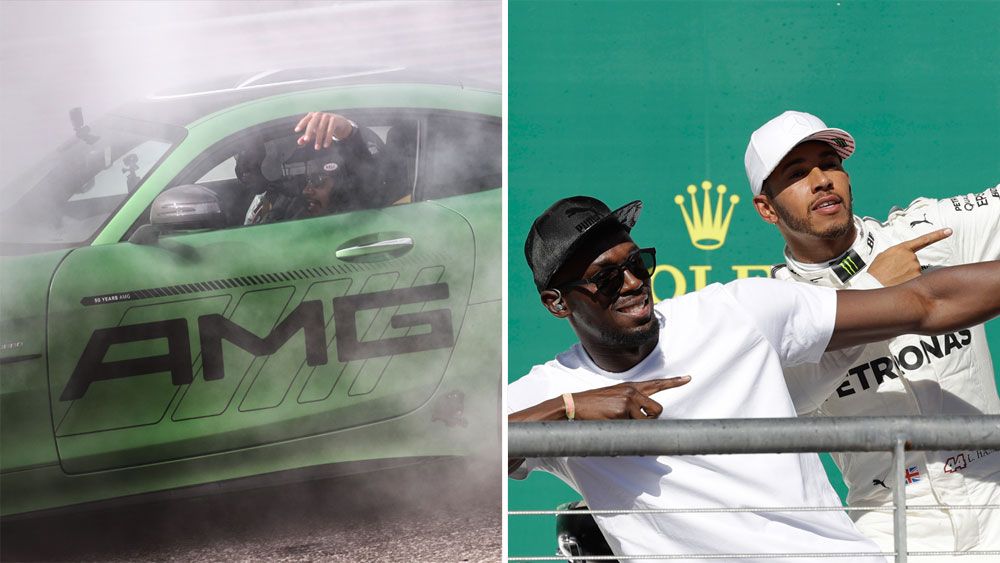 Former sprint king Usain Bolt thought he was "going to die" after joyride with Lewis Hamilton at US Grand Prix