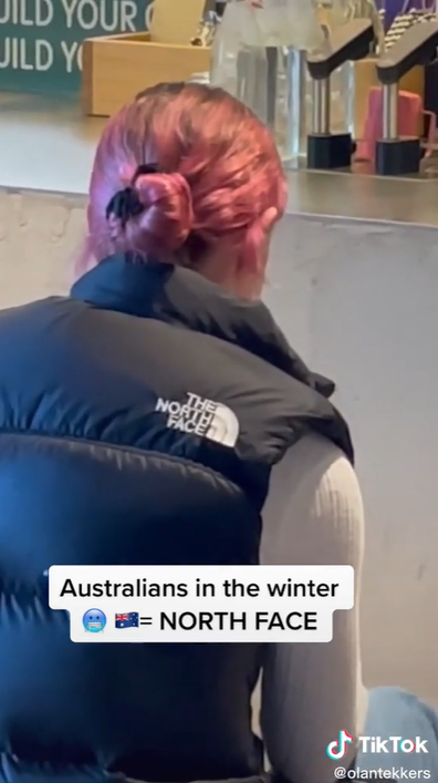 British influencer pokes fun at Aussies' odd winter fashion trend.