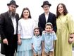 Rabbi Yaakov Levitan with his family