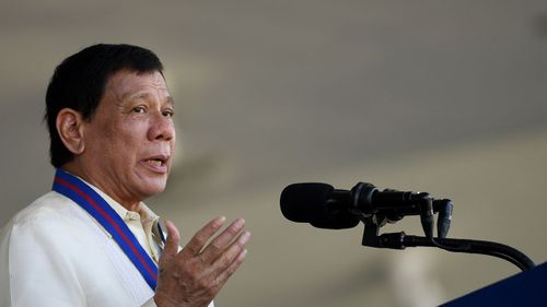 President Duterte has warned police officers  warned officers their duty was to arrest suspects and kill only if their lives were in danger (NOEL CELIS / AFP).