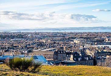 Edinburgh lies on the south shore of which body of water?