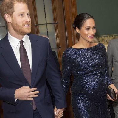 Harry and Meghan pregnant with Archie