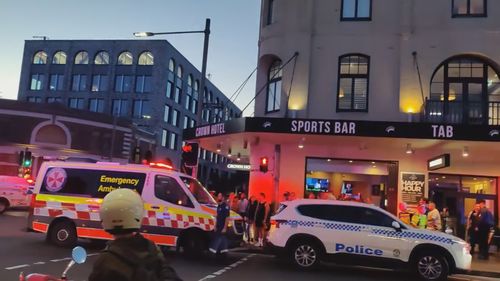 A man has died after a public place shooting in Sydney's inner city tonight.