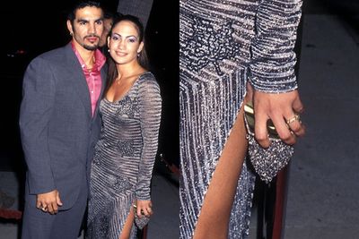 In 1997, Jennifer Lopez married cuban actor Ojani Noa... who gave her a <b>$100k</b> marquis-cut diamond ring after proposing on the dance floor. <br/><br/>Not bad for your first walk down the aisle, ey JLo? <br/>