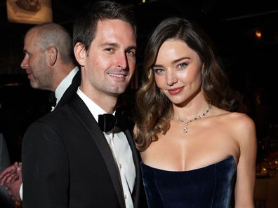 Evan Spiegel and Miranda Kerr