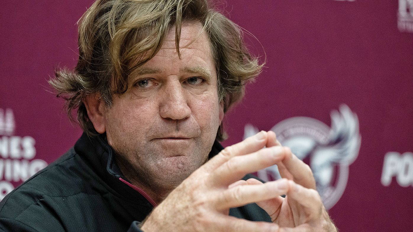Manly coach Des Hasler apologises for 'significant pain' caused by pride jersey