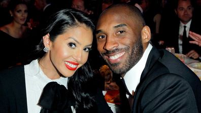 Kobe Bryant and Vanessa Bryant.