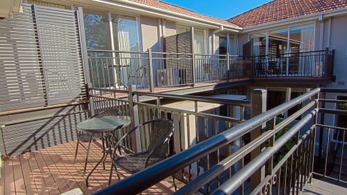 Many of the apartments have balconies which are connected to each other. (Booking.com)