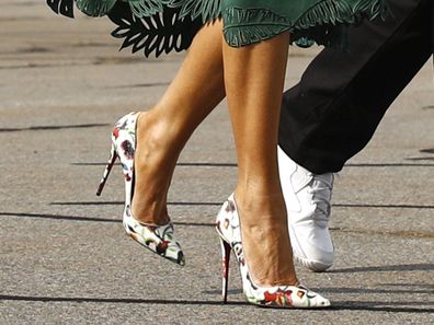 Melania's Christian Louboutin So Kate Heels