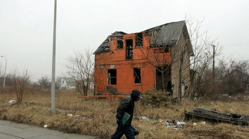 The loss of industry has seen entire neighbourhoods virtually abandoned. (AP)