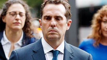 Benjamin Lawrence Jacks arrives at the Downing Centre Local Court in Sydney, Monday, February 27, 2023. (AAP Image/Nikki Short) NO ARCHIVING