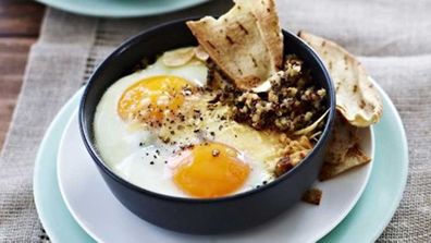 Baghdad eggs with quinoa