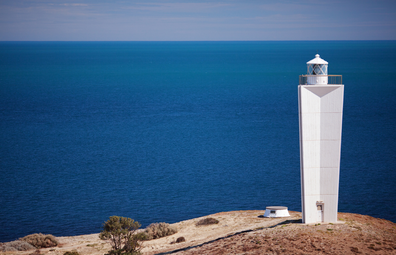 Pictured: Cape Jervis Lighthouse.