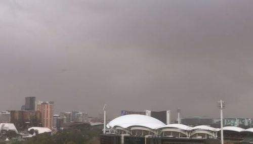 Adelaide dust storm polar blast