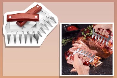 9PR: Heat Resistant Stainless Steel BBQ Meat Shredder Claws