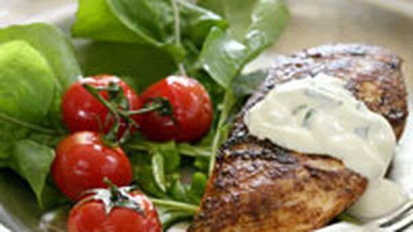 Chicken with tzatziki