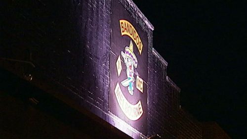 The Bandidos clubhouse in Brunswick. (9NEWS)