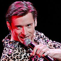 Hugh Jackman performing in The Boy from Oz (Getty)