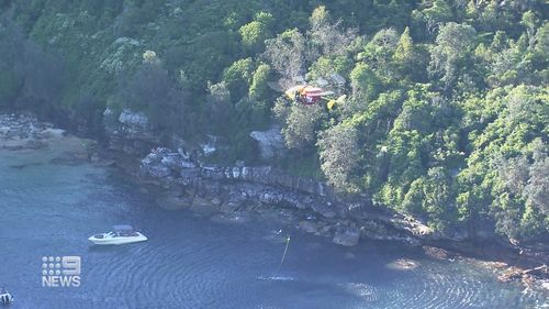 A rescue operation is underway after a suspected boat accident in Middle Harbour.