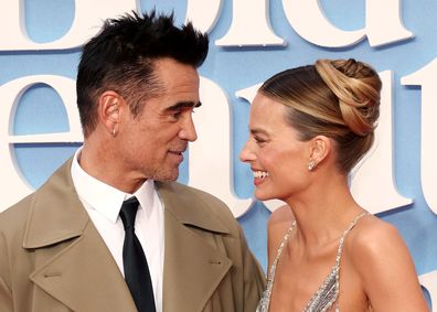 Colin Farrell and Margot Robbie attend the "A Big Bold Beautiful Journey" UK Premiere