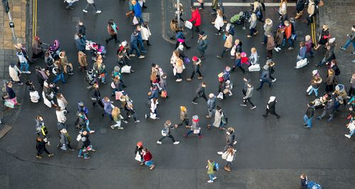 The drones would keep a birds eye view on people gathered at major events. 