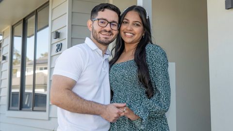 Newlyweds Hafsah, 24, and Rahman Mahmoud, 23, are stunned they managed to become homeowners.