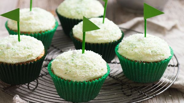 Father's Day golf cupcakes