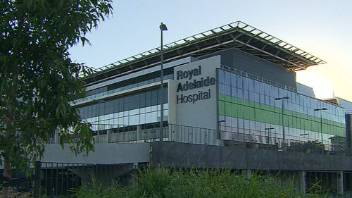 The New Royal Adelaide Hospital was left without power for more than 20 minutes yesterday (Supplied).