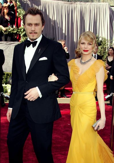 Heath Ledger and Michelle Williams arrive to the 78th Annual Academy Awards in 2006.