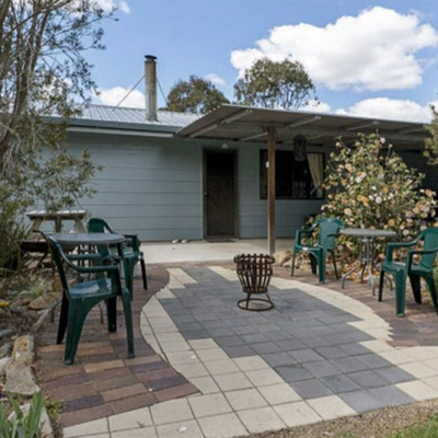 This property looks like a regular family home, until you walk out the back