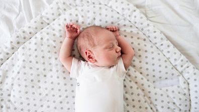 Newborn baby sleeping